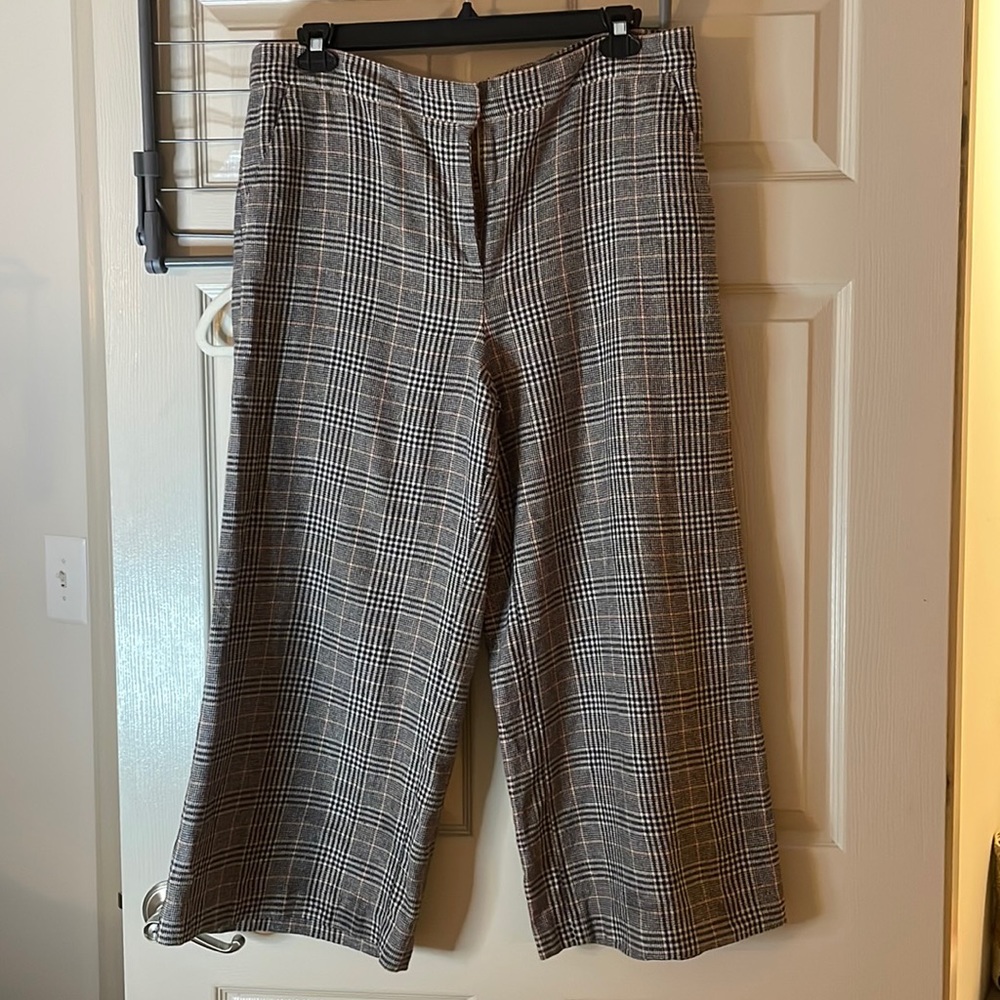 LOFT Wide Leg Crop Pants
